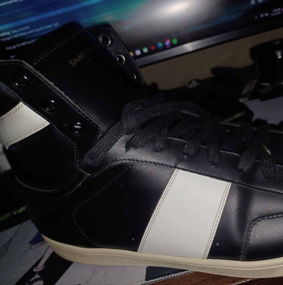 Saint Laurent Court Classic SL/10 high-top sneaker - Picture 2 of 3